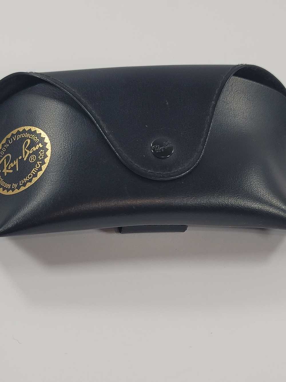 Ray Ban Case Black Leather Sunglasses Glasses Case Only Authentic